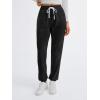 imageAUTOMET Sweatpants Women with Pockets Lounge Pajama Travel Pants Work Joggers Fall Clothes Winter Teachers Outfits 2025Black