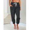 imageAUTOMET Sweatpants Women with Pockets Lounge Pajama Travel Pants Work Joggers Fall Clothes Winter Teachers Outfits 2025Blackgrey