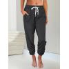 imageAUTOMET Sweatpants Women with Pockets Lounge Pajama Travel Pants Work Joggers Fall Clothes Winter Teachers Outfits 2025Dark Grey