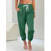 imageAUTOMET Sweatpants Women with Pockets Lounge Pajama Travel Pants Work Joggers Fall Clothes Winter Teachers Outfits 2025Green
