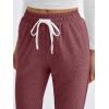 imageAUTOMET Sweatpants Women with Pockets Lounge Pajama Travel Pants Work Joggers Fall Clothes Winter Teachers Outfits 2025Wine Red
