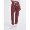 imageAUTOMET Sweatpants Women with Pockets Lounge Pajama Travel Pants Work Joggers Fall Clothes Winter Teachers Outfits 2025Wine Red