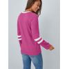 imageAUTOMET Womens Long Sleeve Shirts Color Block Casual Crewneck Tops Tshirt Basic Tee Fall Fashion Clothes Trendy OutfitsRosered