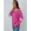 imageAUTOMET Womens Long Sleeve Shirts Color Block Casual Crewneck Tops Tshirt Basic Tee Fall Fashion Clothes Trendy OutfitsRosered