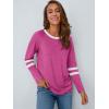 imageAUTOMET Womens Long Sleeve Shirts Color Block Casual Crewneck Tops Tshirt Basic Tee Fall Fashion Clothes Trendy OutfitsRosered