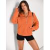 imageAUTOMET Womens Sweatshirts Half Zip Cropped Pullover Fleece Quarter Zipper Hoodies 2025 Fall Fashion Outfits ClothesOrange