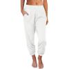 imageAUTOMET Sweatpants Women with Pockets Lounge Pajama Travel Pants Work Joggers Fall Clothes Winter Teachers Outfits 2025White