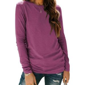 imageAUTOMET Long Sleeve Shirts for Women Business Casual Tops Fall Fashion Clothes Workout Plus Size Teacher School Outfits 202501purple