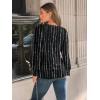 imageAUTOMET Long Sleeve Shirts Womens Pleated Business Casual Blouses with Smocked CuffsBlack Dot Line