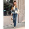 imageAUTOMET Long Sleeve Shirts Womens Pleated Business Casual Blouses with Smocked CuffsPlaid Multi