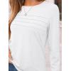 imageAUTOMET Long Sleeve Shirts for Women Pleated Dressy Casual Business Blouses Trendy Fashion Tunic Basic Tops
