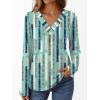 imageAUTOMET Long Sleeve Shirts for Women Tops V Neck Casual Top Comfortable Shirt Soft Basic Tees Women BlousesBluestriped