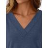 imageAUTOMET Long Sleeve Shirts for Women Tops V Neck Casual Top Comfortable Shirt Soft Basic Tees Women BlousesNavyblue