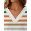 imageAUTOMET Long Sleeve Shirts for Women Tops V Neck Casual Top Comfortable Shirt Soft Basic Tees Women BlousesStriped