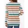 imageAUTOMET Long Sleeve Shirts for Women Tops V Neck Casual Top Comfortable Shirt Soft Basic Tees Women BlousesStriped