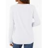 imageAUTOMET Long Sleeve Shirts for Women Tops V Neck Casual Top Comfortable Shirt Soft Basic Tees Women BlousesWhite