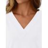 imageAUTOMET Long Sleeve Shirts for Women Tops V Neck Casual Top Comfortable Shirt Soft Basic Tees Women BlousesWhite
