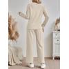 imageAUTOMET Sweatsuits Women 2 Piece Outfit Fall Airport Lounge Sweat Sets With Wide Leg Pants Track Fashion Suits 2025Beige