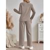 imageAUTOMET Sweatsuits Women 2 Piece Outfit Fall Airport Lounge Sweat Sets With Wide Leg Pants Track Fashion Suits 2025Coffee