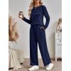 imageAUTOMET Sweatsuits Women 2 Piece Outfit Fall Airport Lounge Sweat Sets With Wide Leg Pants Track Fashion Suits 2025Navy