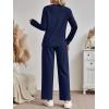 imageAUTOMET Sweatsuits Women 2 Piece Outfit Fall Airport Lounge Sweat Sets With Wide Leg Pants Track Fashion Suits 2025Navy