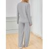 imageAUTOMET Sweatsuits Women 2 Piece Outfit Fashion Travel Lounge Sets With Wide Leg Pants Airport Track Suits Fall Clothes 2025Grey