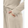 imageAUTOMET Sweatsuits Women 2 Piece Outfit Fashion Travel Lounge Sets With Wide Leg Pants Airport Track Suits Fall Clothes 2025Khaki