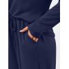 imageAUTOMET Sweatsuits Women 2 Piece Outfit Fashion Travel Lounge Sets With Wide Leg Pants Airport Track Suits Fall Clothes 2025Navy