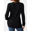 imageAUTOMET Womens Henley Long Sleeve Shirt Fall Top V Neck Fashion Dreesy Casual Tunic Sweaters Clothes Trendy Work OutfitsBlack