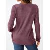 imageAUTOMET Womens Henley Long Sleeve Shirt Fall Top V Neck Fashion Dreesy Casual Tunic Sweaters Clothes Trendy Work OutfitsWine