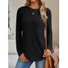 imageAUTOMET Womens Long Sleeve Shirts Fall Fashion Tops 2025 Crewneck Dressy Sweaters Tunic Winter Clothes Casual OutfitsBlack