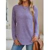 imageAUTOMET Womens Long Sleeve Shirts Fall Fashion Tops 2025 Crewneck Dressy Sweaters Tunic Winter Clothes Casual OutfitsPurple