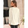 imageAUTOMET Womens Long Sleeve Shirts Pleated Lace Tops Fall Fashion Outfits Business Casual BlousesApricot