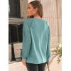 imageAUTOMET Womens Long Sleeve Shirts Pleated Lace Tops Fall Fashion Outfits Business Casual BlousesGreygreen