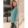 imageAUTOMET Womens Long Sleeve Shirts Pleated Lace Tops Fall Fashion Outfits Business Casual BlousesGreygreen