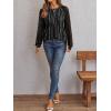 imageAUTOMET Womens Long Sleeve Shirts Pleated Lace Tops Fall Fashion Outfits Business Casual BlousesPrinting Black