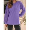 imageAUTOMET Womens Long Sleeve Shirts Pleated Lace Tops Fall Fashion Outfits Business Casual BlousesPurple