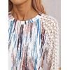 imageAUTOMET Womens Long Sleeve Shirts Pleated Lace Tops Fall Fashion Outfits Business Casual BlousesTiedye Multi