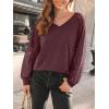 imageAUTOMET Womens Long Sleeve Shirts VNeck Lace Tops Business Casual Blouses Tee Trendy 2025 Fall Fashion Outfits Clothes
