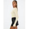 imageAUTOMET Womens Long Sleeve TShirts Trendy Basic Fitted Compression Going Out Crop Tops Fall Fashion Y2K Clothes 2025 OutfitsApricot