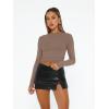imageAUTOMET Womens Long Sleeve TShirts Trendy Basic Fitted Compression Going Out Crop Tops Fall Fashion Y2K Clothes 2025 OutfitsCoffee Grey