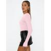 imageAUTOMET Womens Long Sleeve TShirts Trendy Basic Fitted Compression Going Out Crop Tops Fall Fashion Y2K Clothes 2025 OutfitsPink