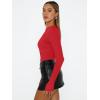 imageAUTOMET Womens Long Sleeve TShirts Trendy Basic Fitted Compression Going Out Crop Tops Fall Fashion Y2K Clothes 2025 OutfitsRed