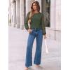 imageAUTOMET Womens Long Sleeve Tops Dressy Casual Shirts 2025 Fall Outfits Lace Business Blouses Cute TShirts Work ClothesArmy Green