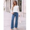 imageAUTOMET Womens Long Sleeve Tops Dressy Casual Shirts 2025 Fall Outfits Lace Business Blouses Cute TShirts Work ClothesWhite