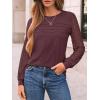imageAUTOMET Womens Long Sleeve Tops Dressy Casual Shirts 2025 Fall Outfits Lace Business Blouses Cute TShirts Work ClothesWinered