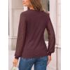 imageAUTOMET Womens Long Sleeve Tops Dressy Casual Shirts 2025 Fall Outfits Lace Business Blouses Cute TShirts Work ClothesWinered