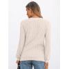 imageAUTOMET Womens V Neck Long Sleeve Shirt Fall Fashion Tops Tunic Dressy Casual Sweater Clothes Cute Trendy Work Outfits 2025Apricot