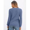 imageAUTOMET Womens V Neck Long Sleeve Shirt Fall Fashion Tops Tunic Dressy Casual Sweater Clothes Cute Trendy Work Outfits 2025Blue
