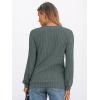 imageAUTOMET Womens V Neck Long Sleeve Shirt Fall Fashion Tops Tunic Dressy Casual Sweater Clothes Cute Trendy Work Outfits 2025Green